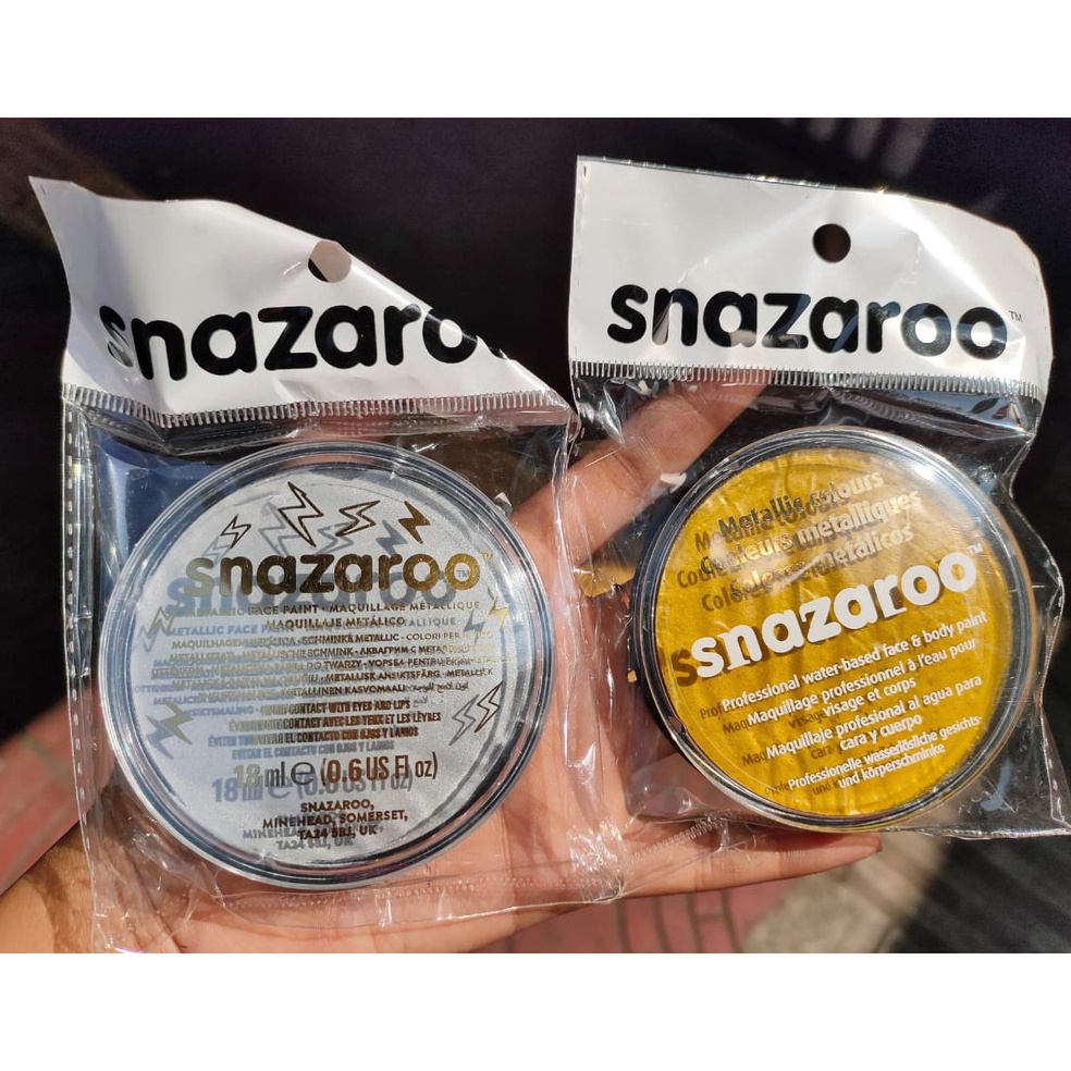 

Baru fae paint snazar 18 ml warna elektrik gl atau elektrik silver satuan WPL