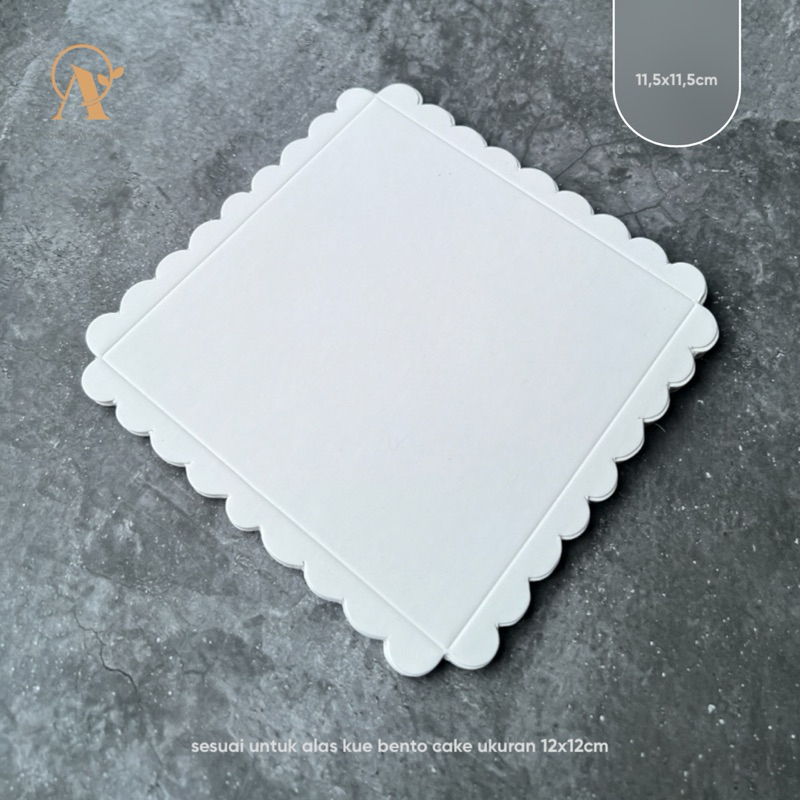 Ashadewi Gayatri - 10 pcs Alas Bento Cake 11,5x11,5cm
