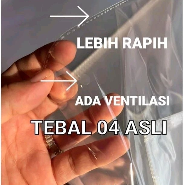 Grosiran Plastik Baju OPP Tebal 0.5 Plastik Pakaian Murah Tebal OPP Plastik Bening