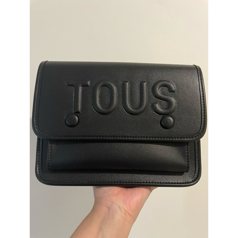 TOUS SHOULDER AND SLING BAG (2 tali) HITAM GRADE PREMIUM - NEW