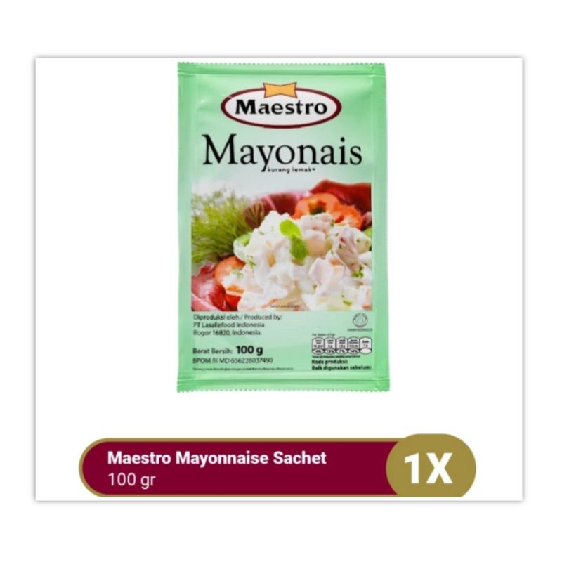 

Maestro Mayonais 100 gr Mayonnaise Dressing