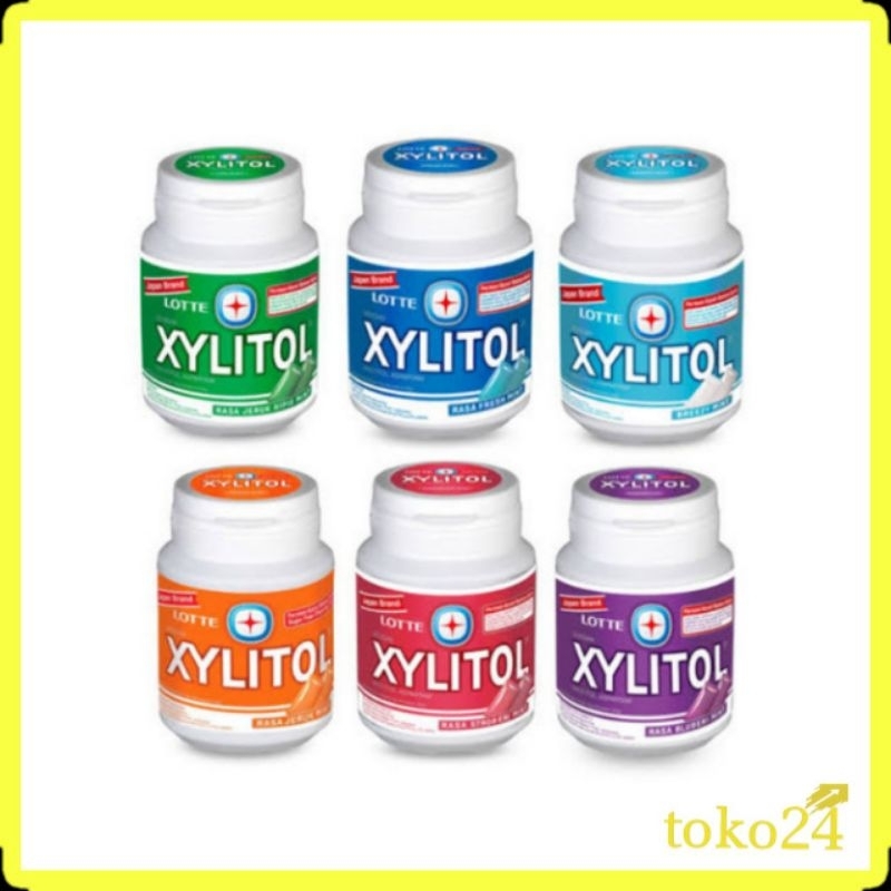 

Lotte Xylitol Chewing Gum Mint All Variant Bottle 55 gr