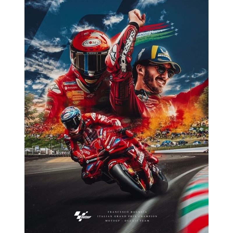 

stiker tema moto GP size a4