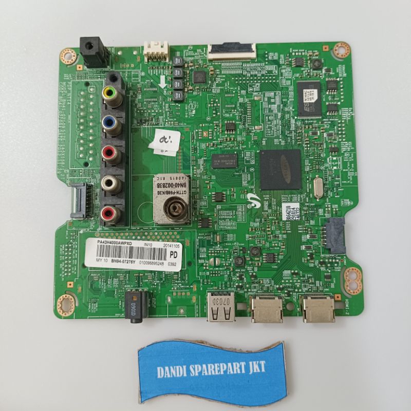MB led tv Samsung 43h4000 - mainboard tv led - mesin tv led