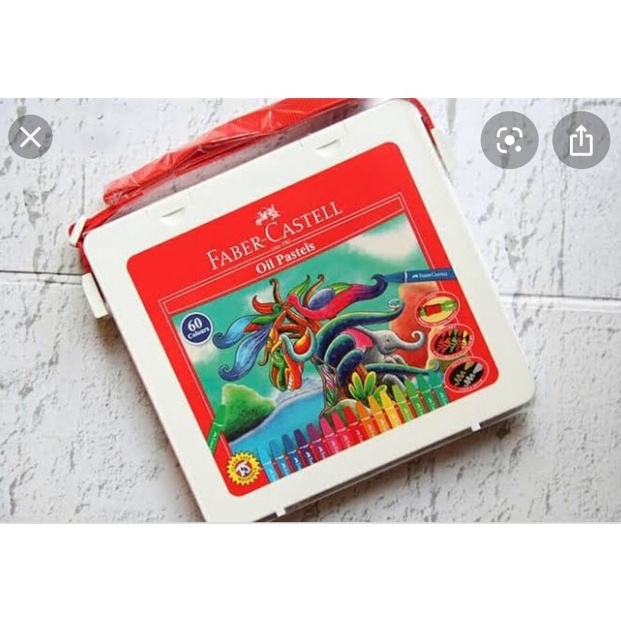 

el baru Crayon faber castell 6 warna oil pastel WC