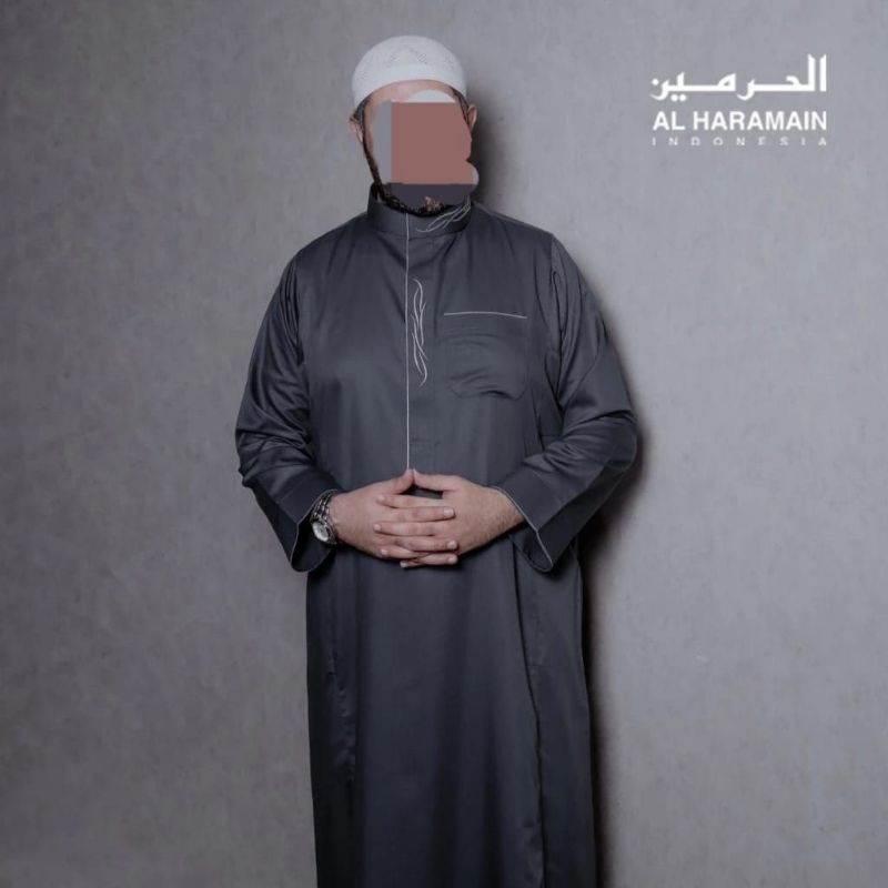 JUBAH HARAMAIN KOMBINASI BORDIR NON MANSET/JUBAH HARAMAIN TOYOBO/LENGAN MANSET