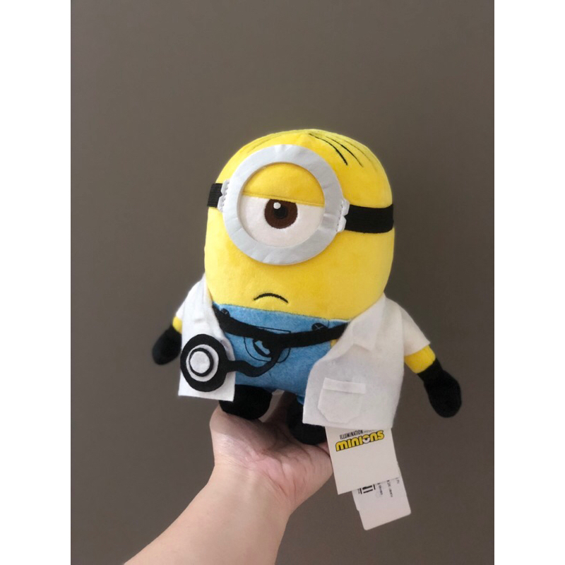 Boneka Wisuda Profesi Minion Despicable Me Papoy Original Tag Miniso / Minion Graduation Doll