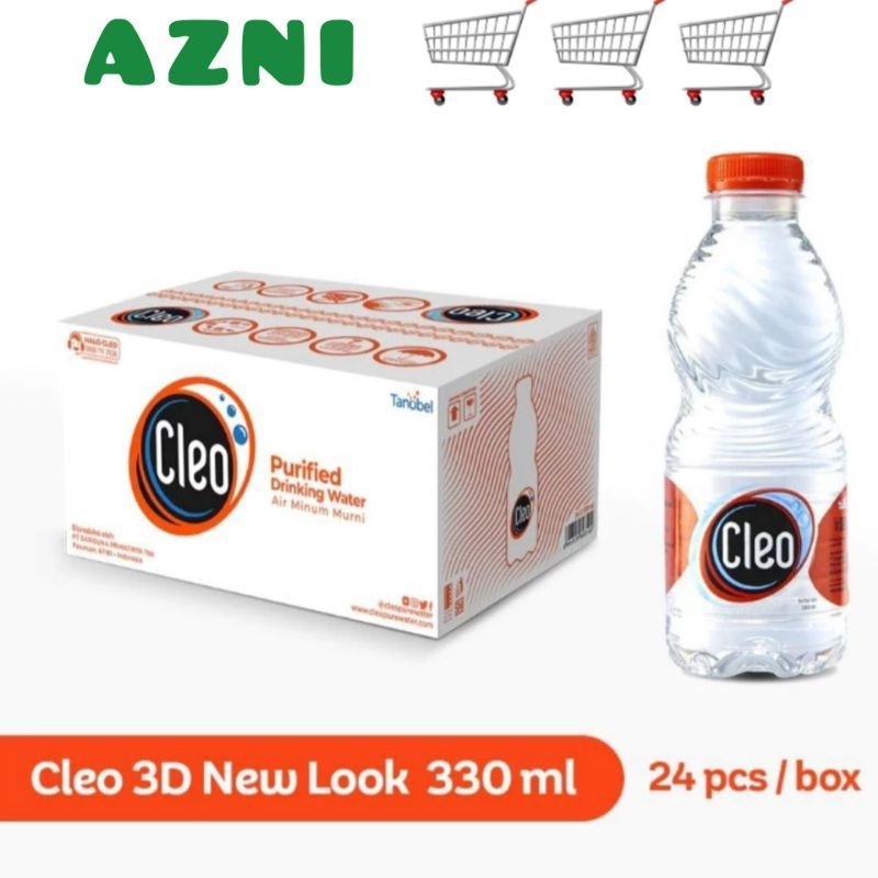 

CLEO Botol 330 ml 1 Dus 24 Pcs - Air Mineral Per Karton