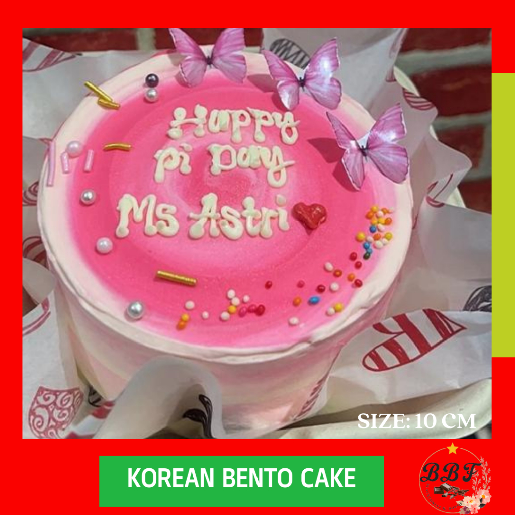 Bento Cake / Korean Bento Cake / Korean Lunch Box / Korean Cake Murah