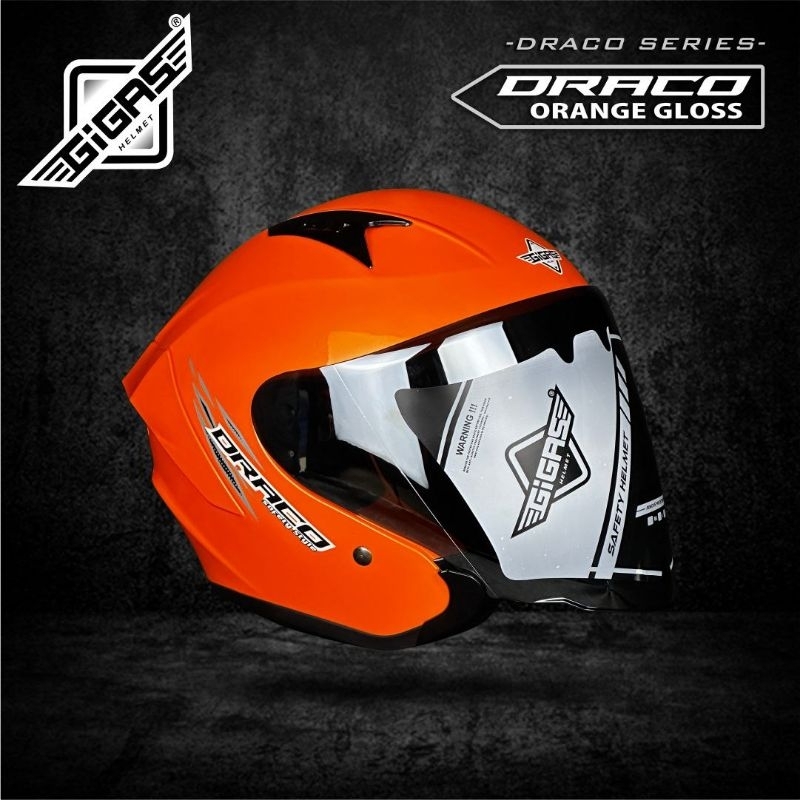 HELM GIGAS DRACO SIGNATURE ORANGE GLOSS