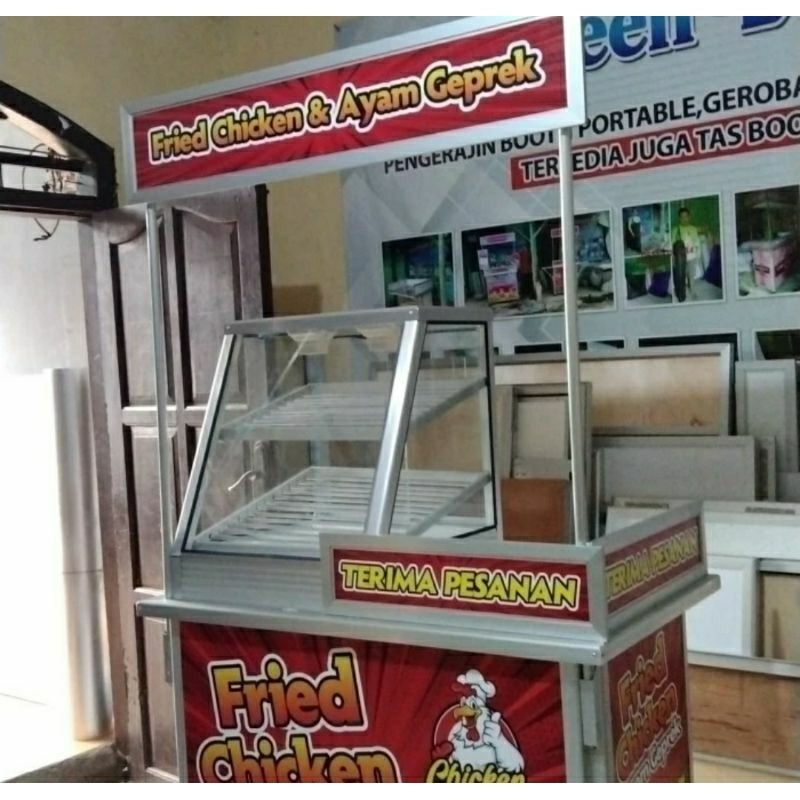 BOOTH PORTABEL CHIKEN / MEJA FRIED CHICKEN