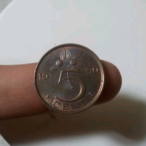 KOIN KUNO NEDERLAND BELANDA 5 CENT