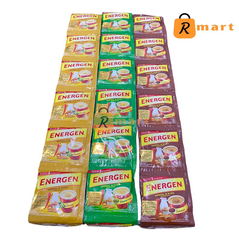 

ENERGEN RENCENG ISI 10 SACHET 35 gr