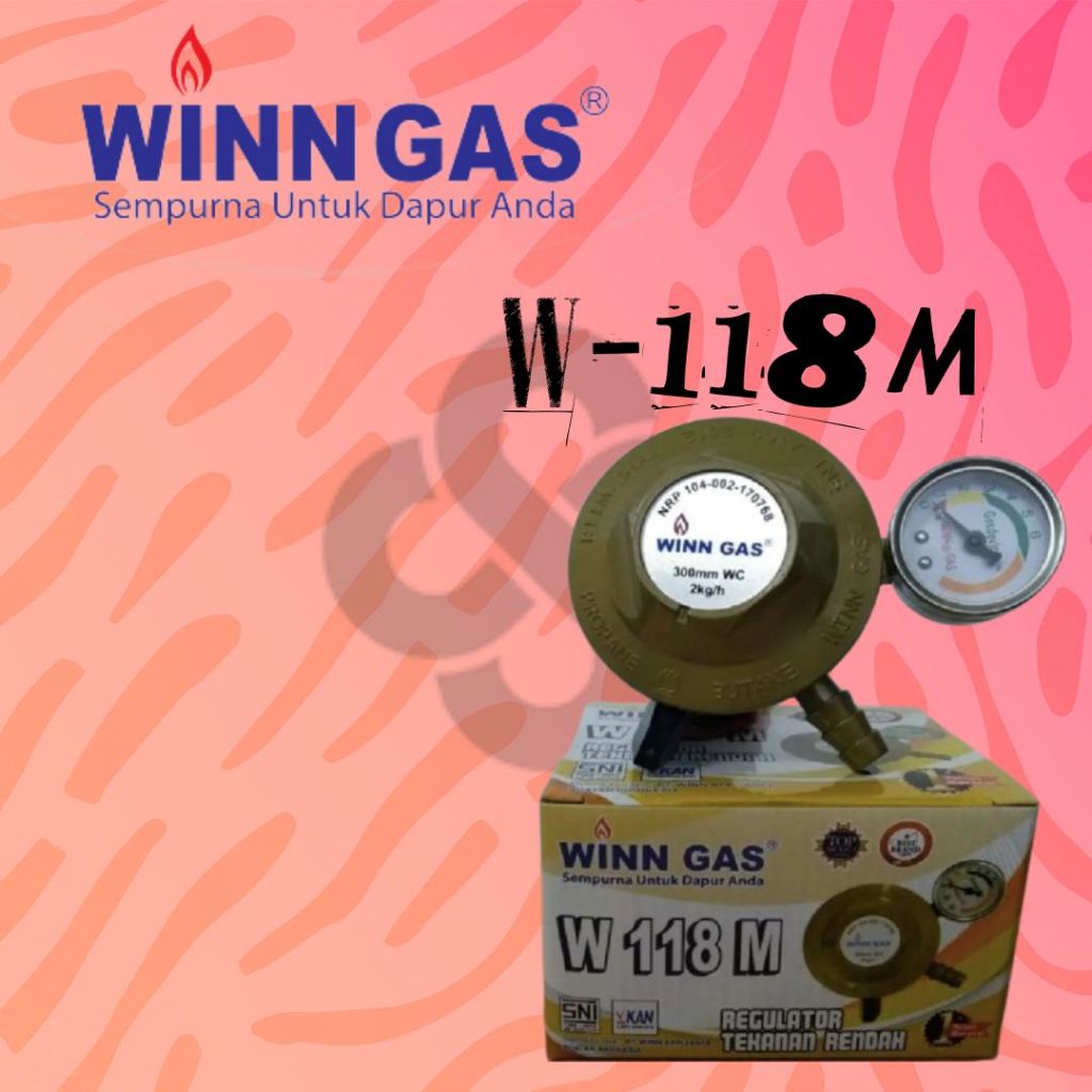 Winn Gas W118M W 118M W 118 M Regulator Gas Meter