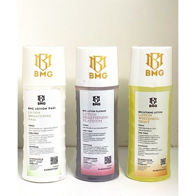 BMG LOTION ANGGUR BPOM/ PAKET