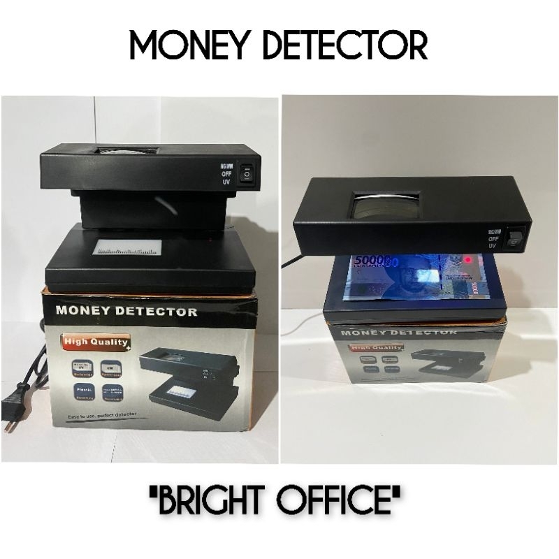 Money detector Bright Office Alat detector uang palsu Lampu detector uang palsu