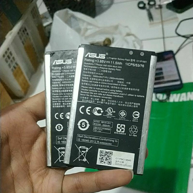 BATERAI BEKAS ASUS ZENFONE 2 LASER C11P1501