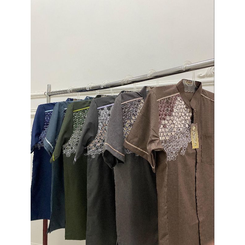 Baju Koko bahan katun Madinah