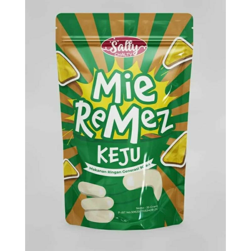 

Salty Chalty Mie Remez Keju 35gram