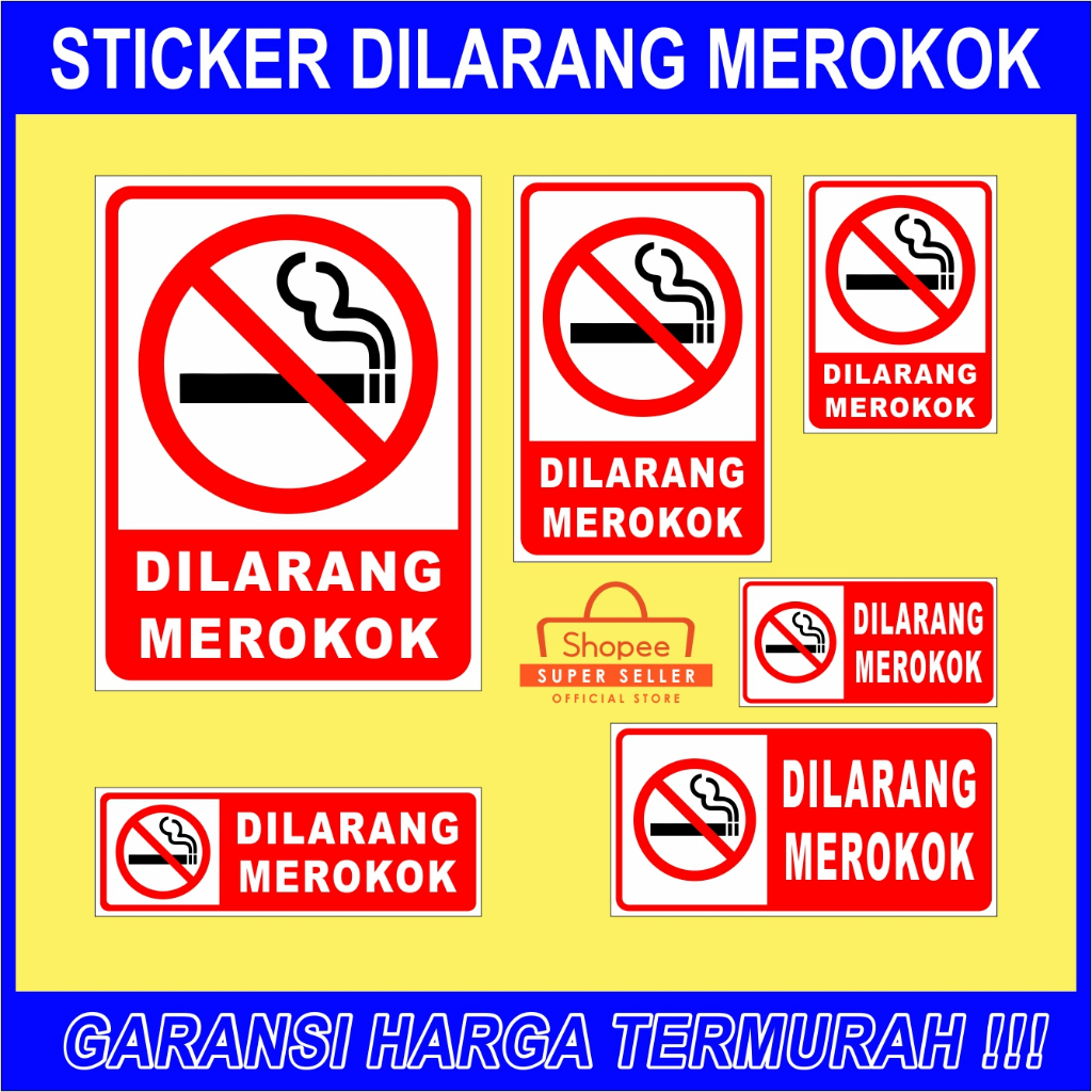 

STICKER DILARANG MEROKOK