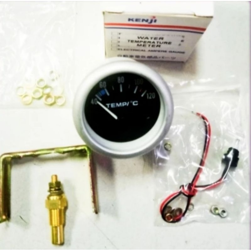 TEMPERATUR GUAGE/AMPERE PANAS AIR RADIATOR MOBIL UNIVERSAL