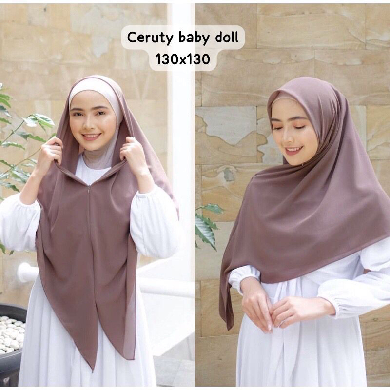 SEGI EMPAT ZIPPER / HIJAB ZIPPER / KHIMAR ZIPPER / KHIMAR INSTAN / KHIMAR RESLETING / KHIMAR RESLETI