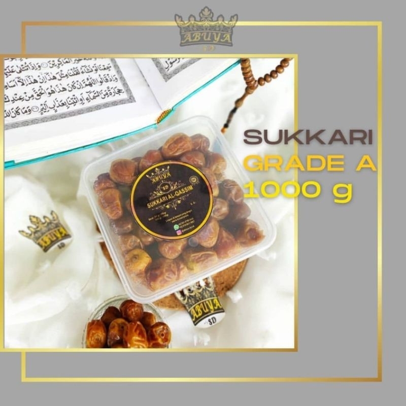 

KURMA SUKKARI AL-QASSIM 1KG / 1000GR ABUYA