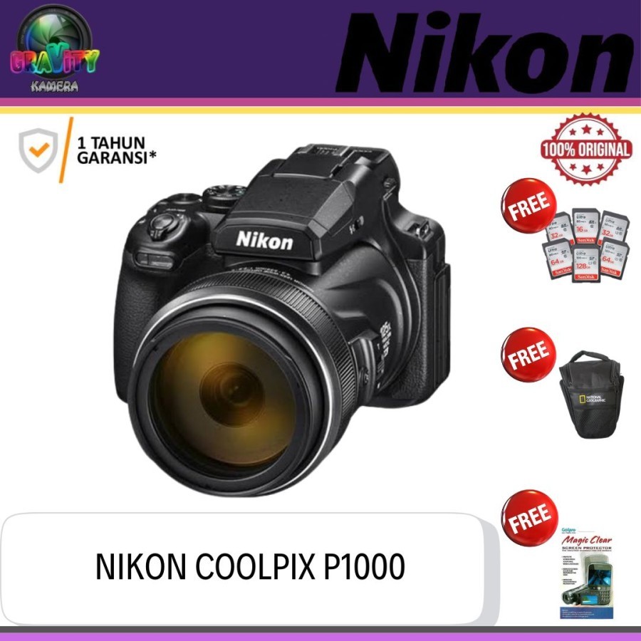 NIKON COOLPIX P1000 / NIKON P1000 / KAMERA NIKON P1000