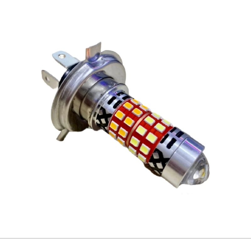 ORIGINAL LAMPU H4 LASER LS4 MONSTER LED MOTOR H4 LASER 2 WARNA | LED H4 LASER MOTOR UNIVERSAL | BOHL