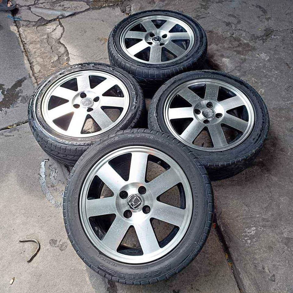 velg+ban second ring 15 baut 4x100