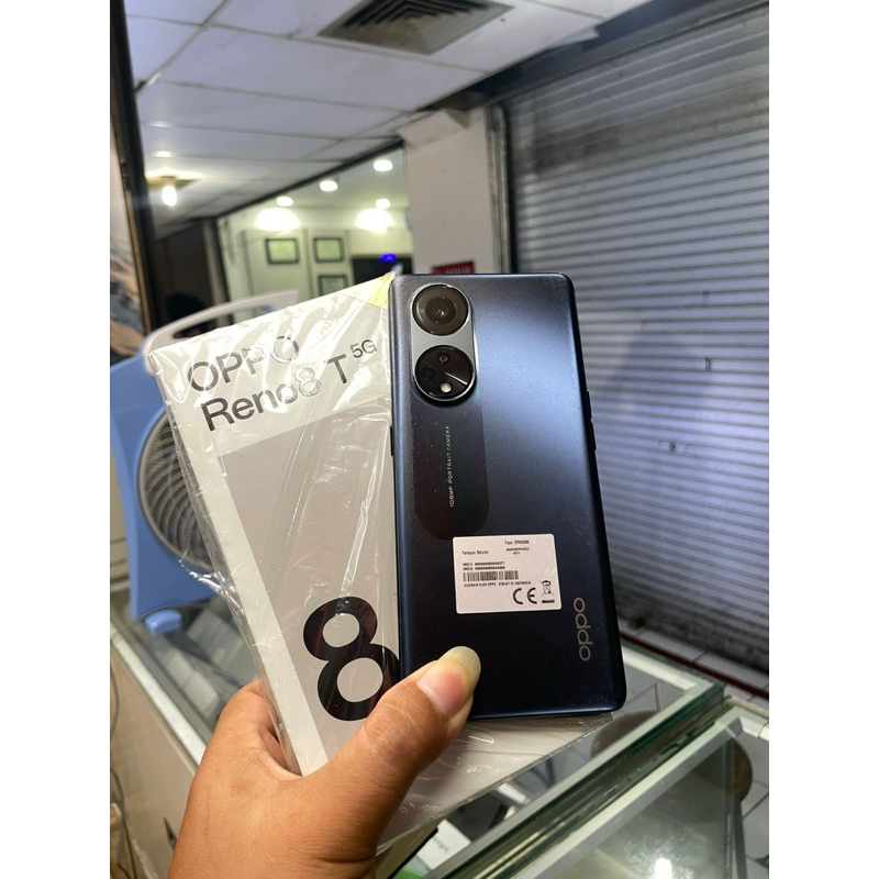 oppo reno 8t 5G 8/256gb second bekas pakai mulua fullset original resmi