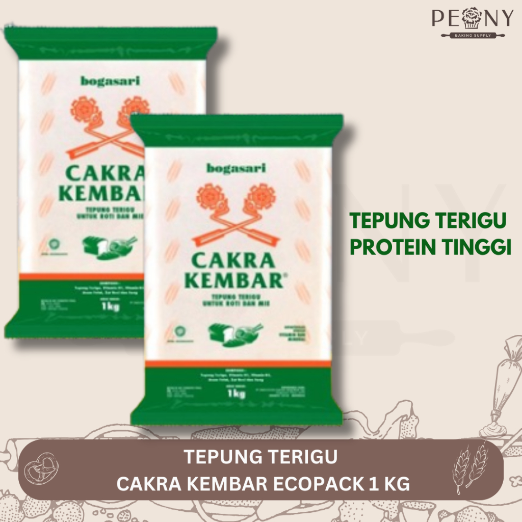 

CAKRA KEMBAR TEPUNG TERIGU EKONOMIS PACK 1KG