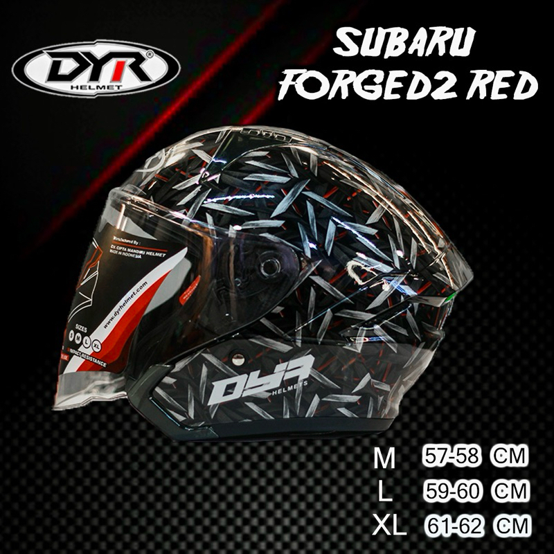 DYR Subaru motif Forged 2 Red