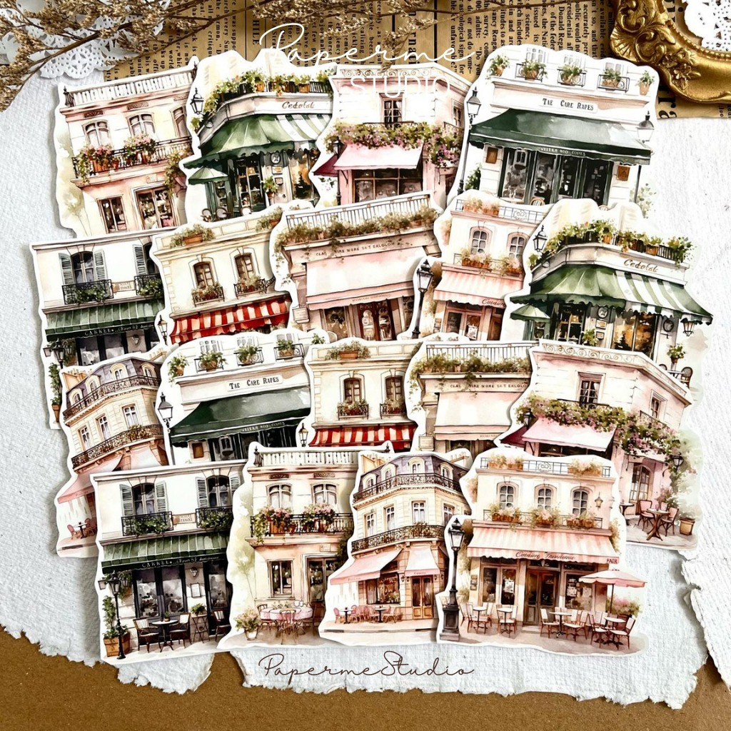 

CUT STICKER - sticker shop cafe cute aestehtic dekorasi hias journal planner by Papermestudio