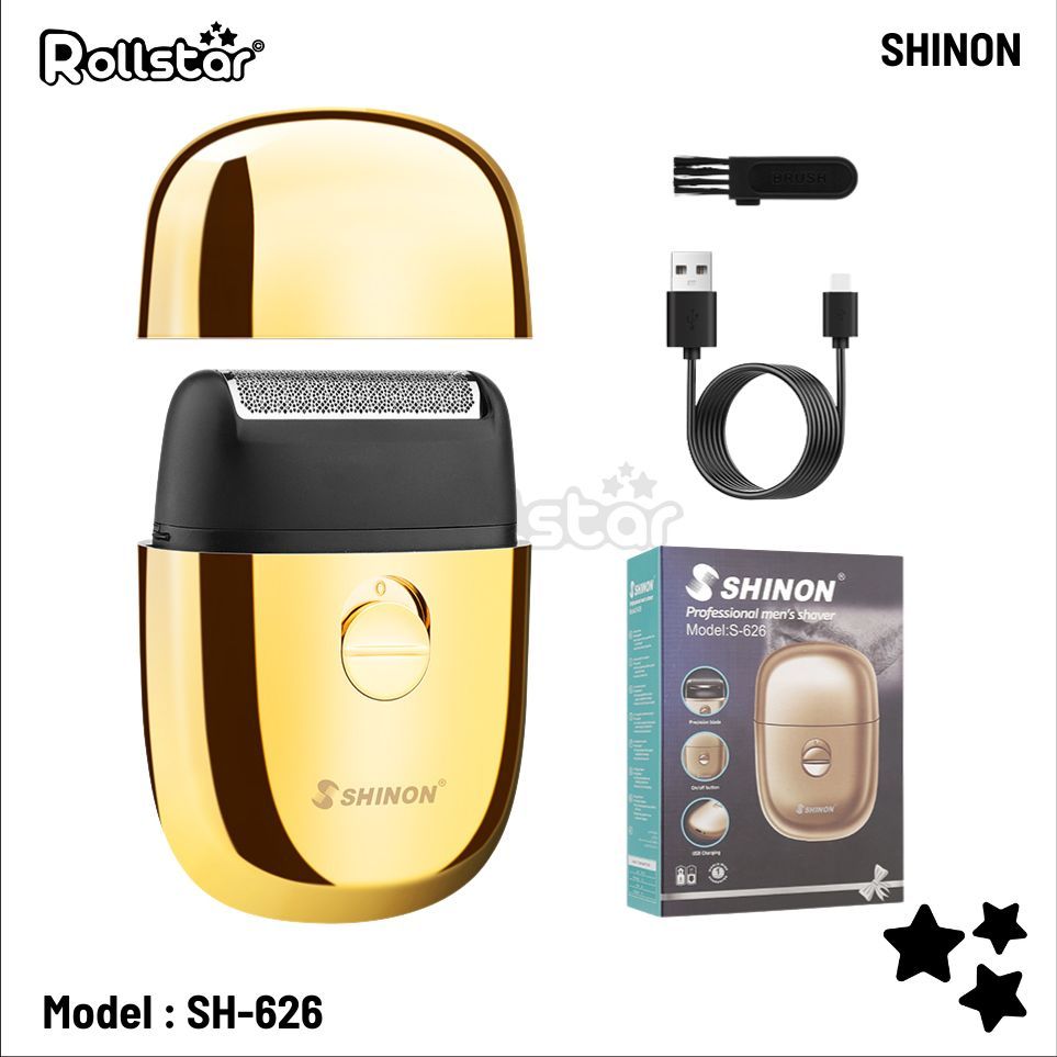 SHINON S-626 Alat Cukur Kumis Jenggot Cukuran Kumis Jenggot Botak Mini Elektrik Trimmer