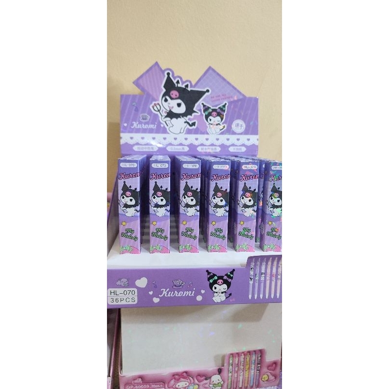 

1 BOX PEN BB KUROMI MELODY SUPERSERIES