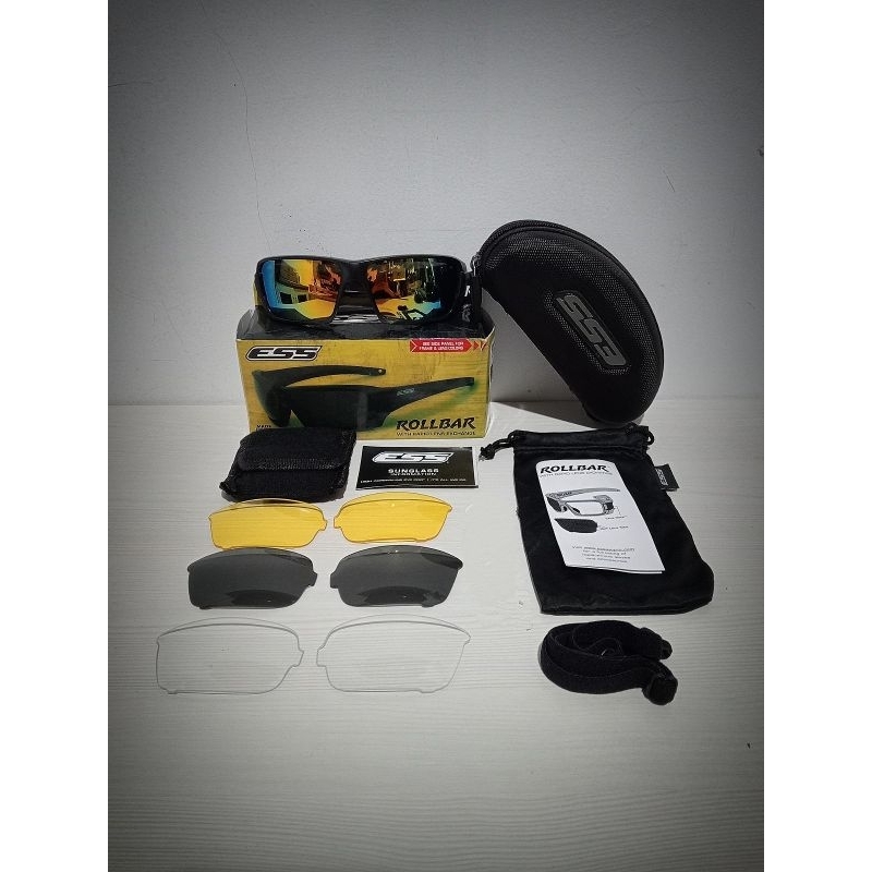 Kacamata hitam fullset olahraga Outdoor TNI Brimob polri kacamata sepeda rekreasi sun glasses