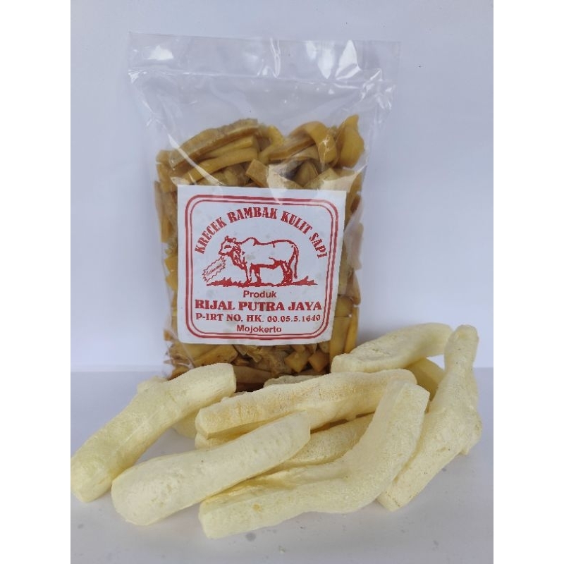 

krupuk rambak stik lebar/krupuk dorodok lebar/krupuk kulit sapi stik lebar 500gr