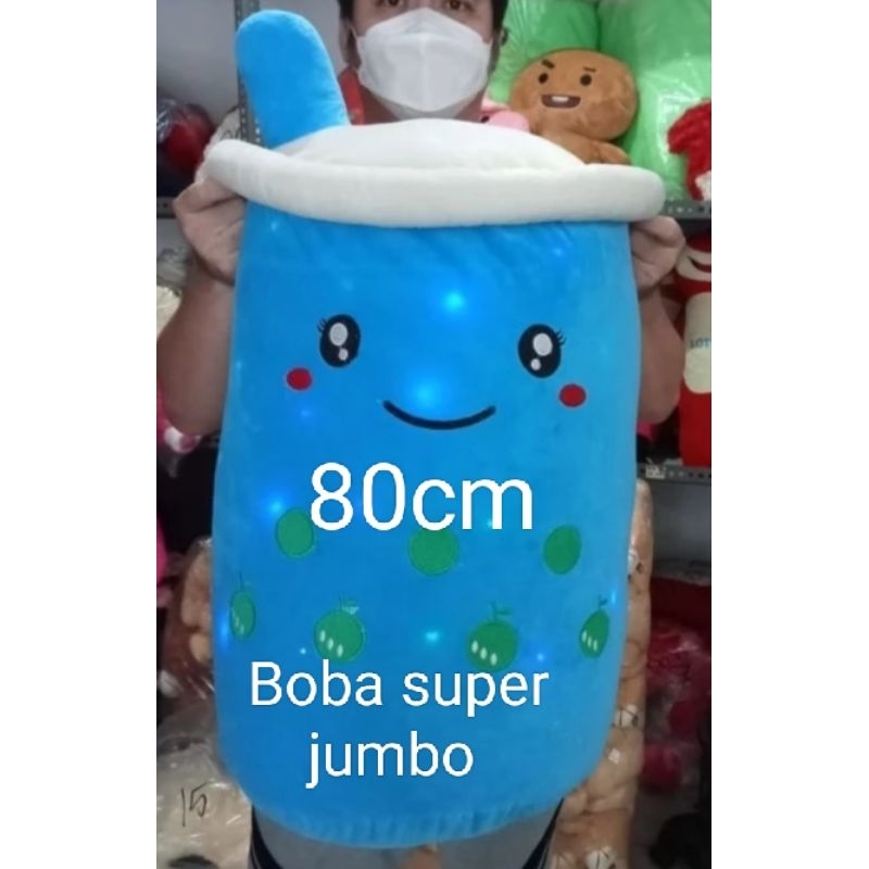 BONEKA BOBA LED SUPER JUMBO BESAR 80cm