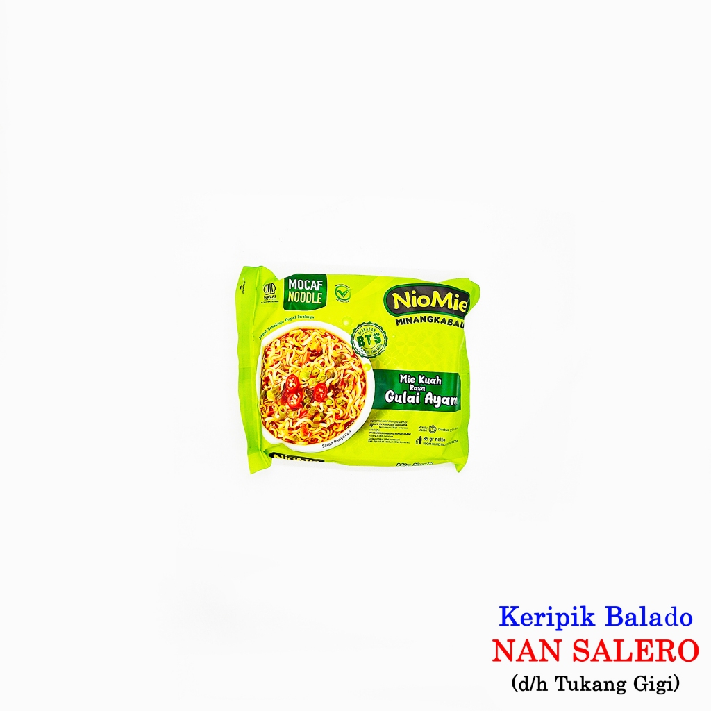 

Mie Kuah Instant Rasa Gulai Ayam NioMie Mocaf Noodle