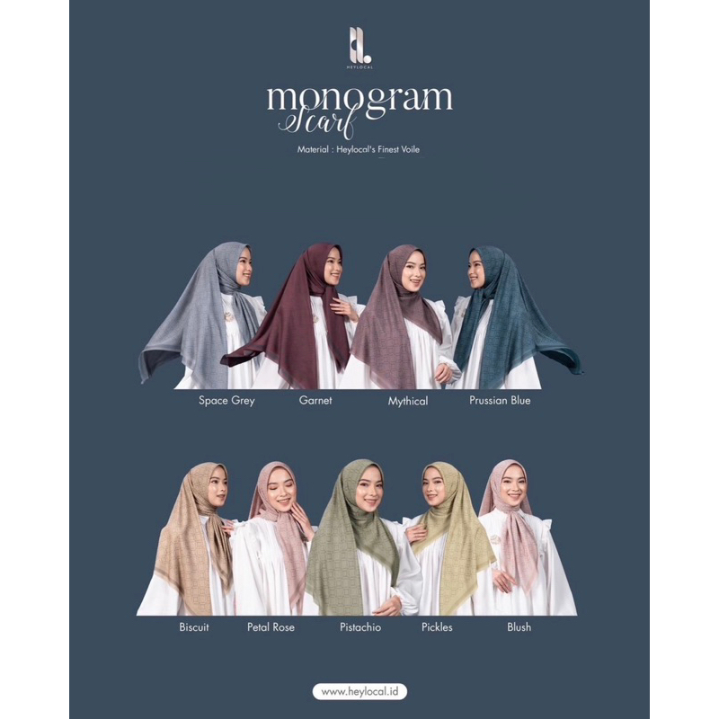 Heylocal Hey Local Monogram Scarf