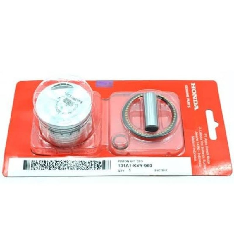 Piston kit OS STD OS 25 OS 50 KVY ORIGINAL AHM Beat Karbu Scoopy Karbu Spacy Karbu