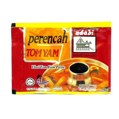 

Adabi Perencah Tom Yam Pasta bumbu sup tomyam sachet 40gr