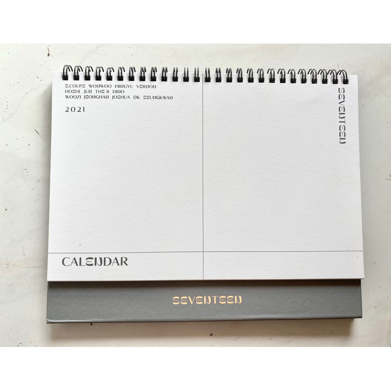Calendar Seventeen Official Seasons Greetings 2021