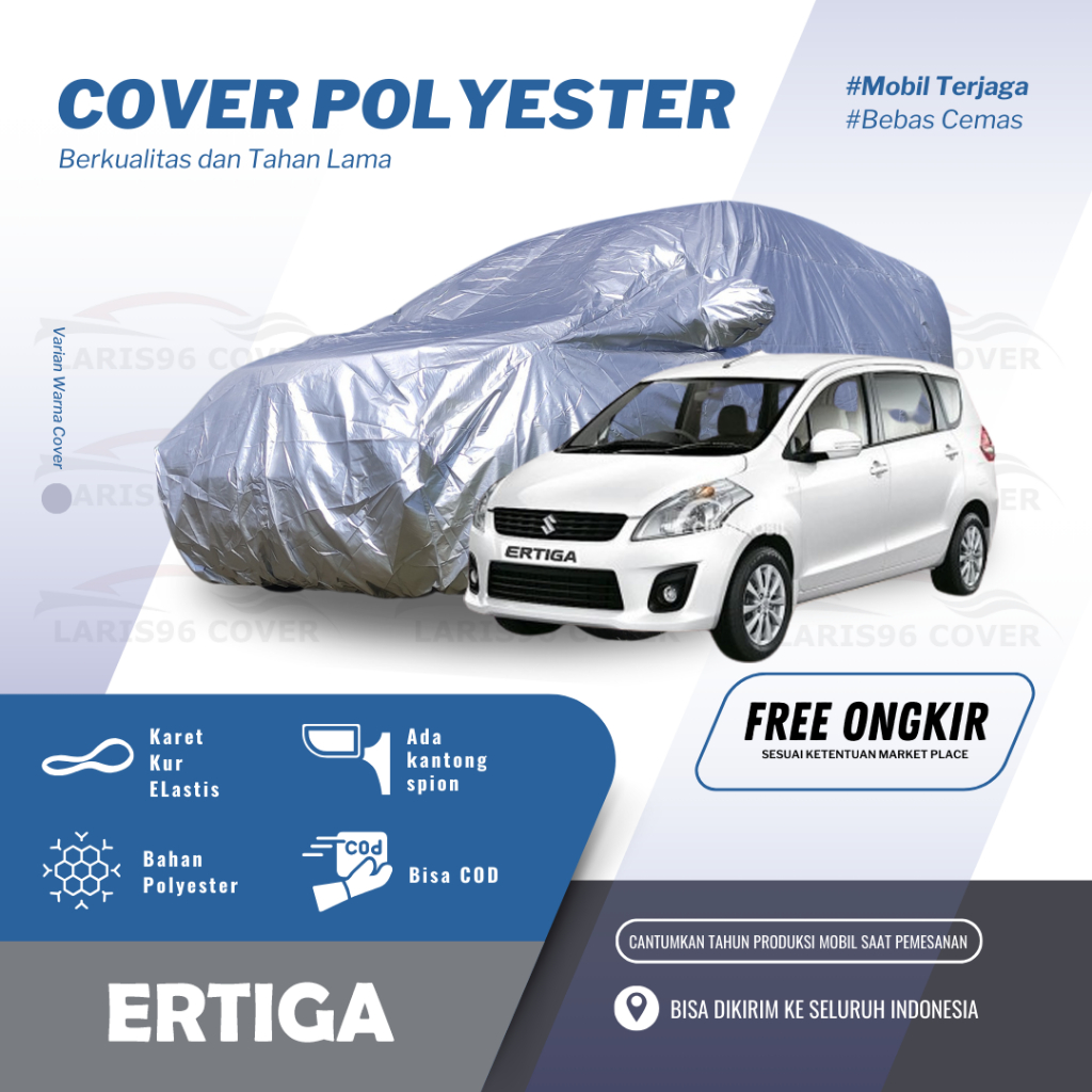 Sarung Mobil Ertiga Cover Penutup Mantel Mobil Ertiga Lama Anti Air Waterproof