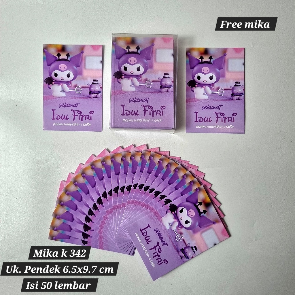 

AMPLOP LEBARAN HARI RAYA IDUL FITRI MURAH MERIAH READY STOCK KOTAK MIKA ISI 50 LEMBAR KARTUN LUCU