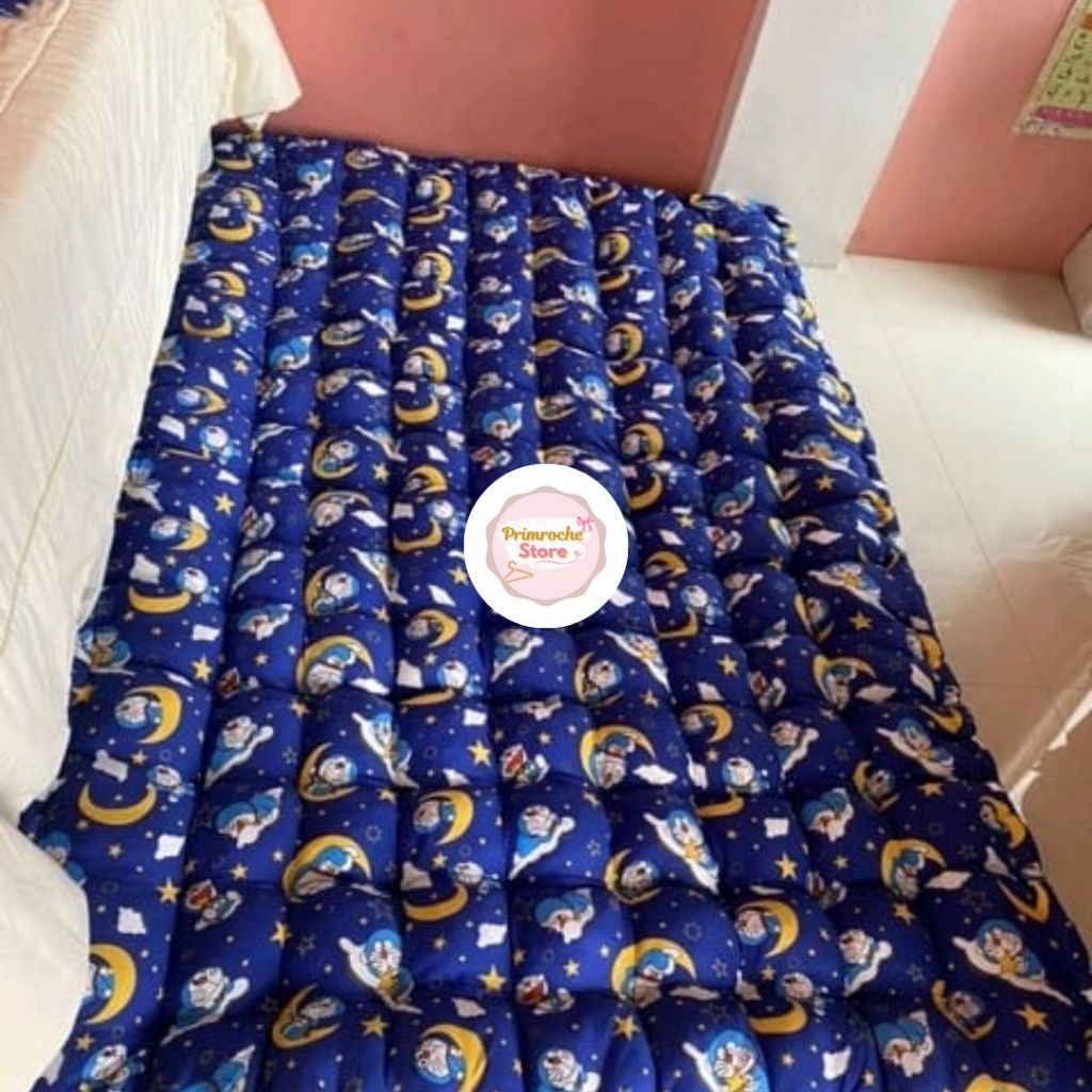 URUNG KASUR KAPUK MOTIF BUNGA SARUNG KASUR ISI KAPUK KULIT KASUR KAPUK