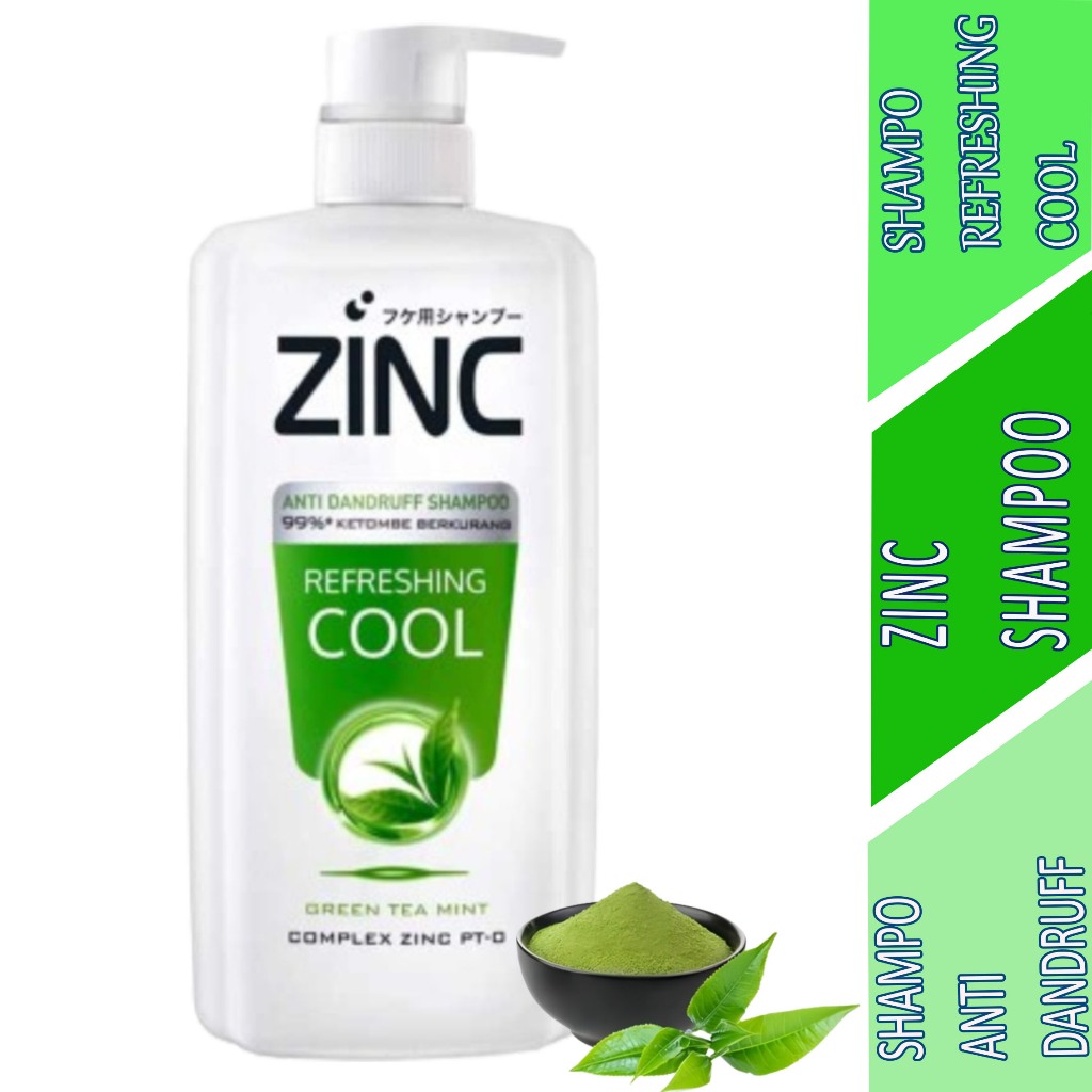 Shampo Refreshing Cool - Zinc Shampo - Shampo Anti Dandruff - 450ml
