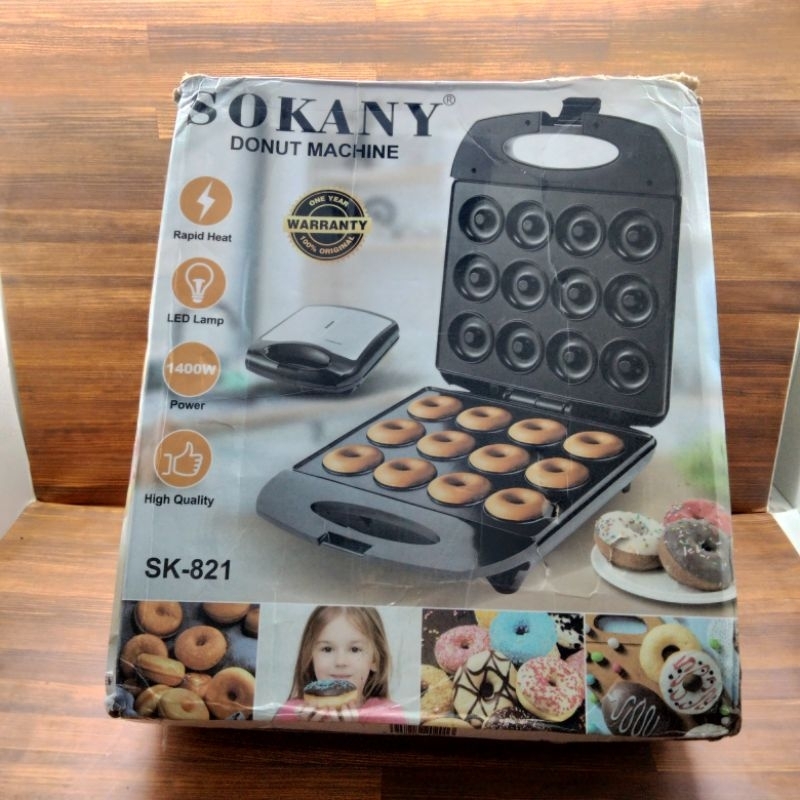 Donut Maker Machine Waffles/ 6 Maker Donut/ Sandwiches