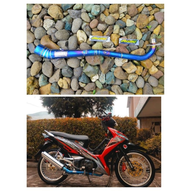 pipa leheran knalpot supra x 125 supra x 125 fi pnp slincer satria fu ckd dan cbu untuk footsep stan